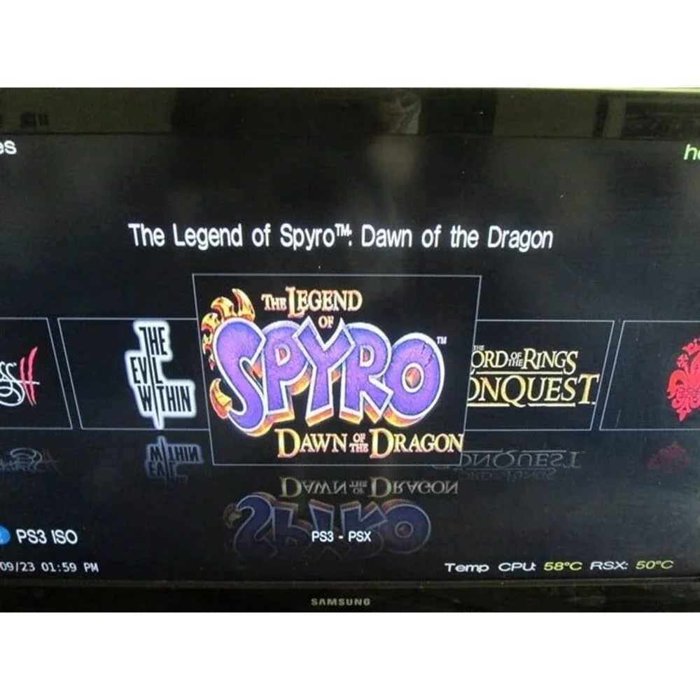 Playstation 3 Fat PS3 1TB Drive With Games - Picture 4 of 8